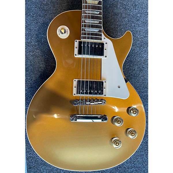 Used Gibson Used Gibson Les Paul Standard Gold Top Solid Body Electric Guitar