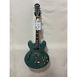 Used Epiphone Used Epiphone Casino Worn Blue Hollow Body Electric Guitar