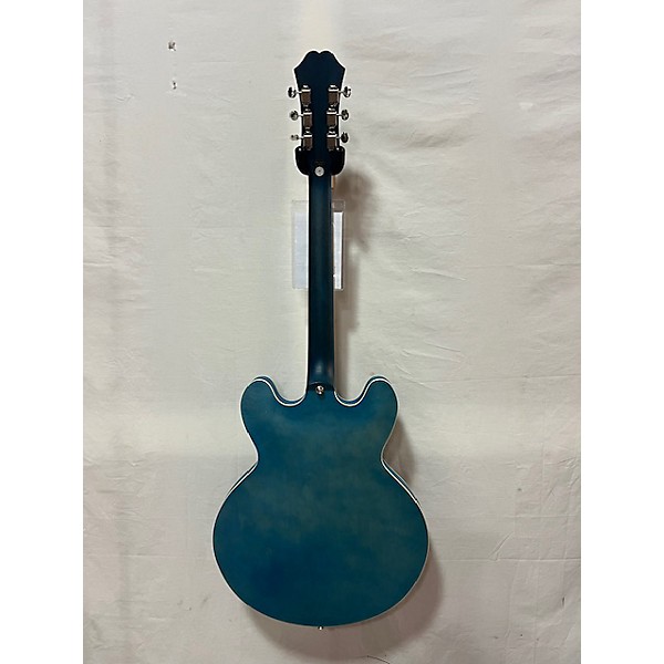 Used Epiphone Used Epiphone Casino Worn Blue Hollow Body Electric Guitar