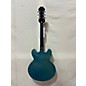 Used Epiphone Used Epiphone Casino Worn Blue Hollow Body Electric Guitar