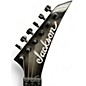 Used Jackson DINKY DKAQ PLUS Black and Silver Solid Body Electric Guitar