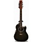 Used Ovation 2056AX5 Pro Legend Trans Black 12 String Acoustic Electric Guitar thumbnail