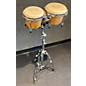 Used GP Percussion BONGOS WITH STAND Bongos