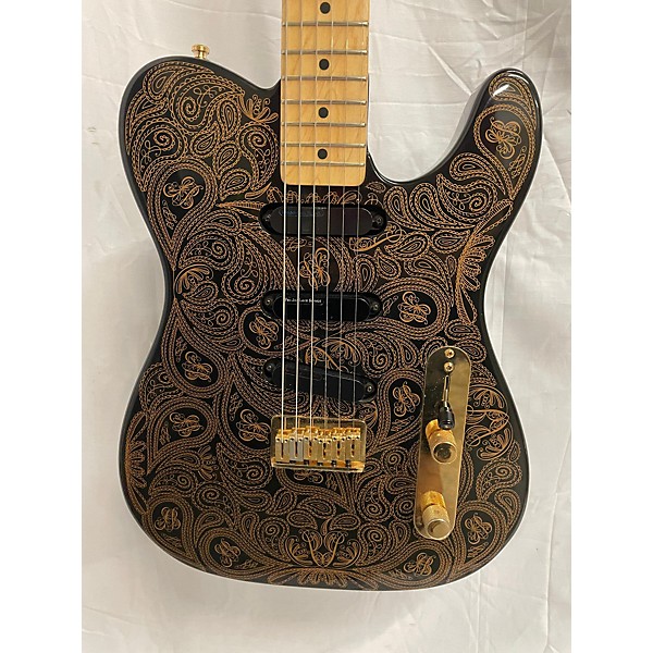 Used Fender James Burton Telecaster Solid Body Electric Guitar Gold