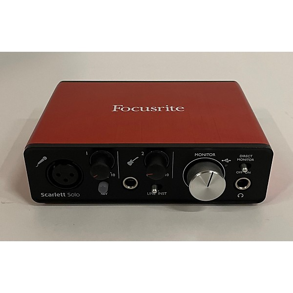 Used Focusrite Scarlett Solo Gen 2 Audio Interface