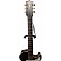 Vintage 1960 Alden h-45 Black Solid Body Electric Guitar