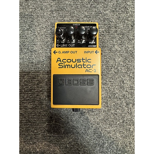 Used BOSS AC3 Acoustic Simulator Effect Pedal