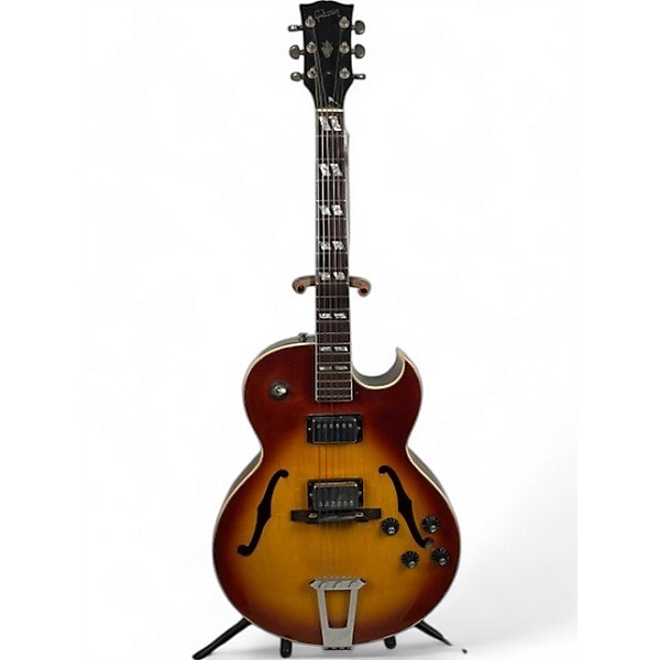Vintage 1970s Gibson ES175D Sunburst Hollow Body Electric Guitar