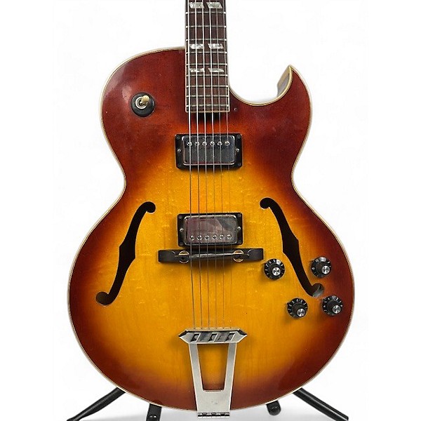 Vintage 1970s Gibson ES175D Sunburst Hollow Body Electric Guitar