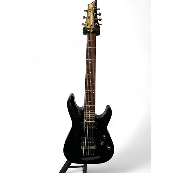 Used Schecter Guitar Research Used Schecter Guitar Research DIAMOND SERIES OMEN 7 BLACK  Solid Body Electric Guitar