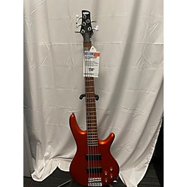 Used Ibanez Used Ibanez GSR205 5 String Metallic Orange Electric Bass Guitar