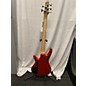 Used Ibanez Used Ibanez GSR205 5 String Metallic Orange Electric Bass Guitar