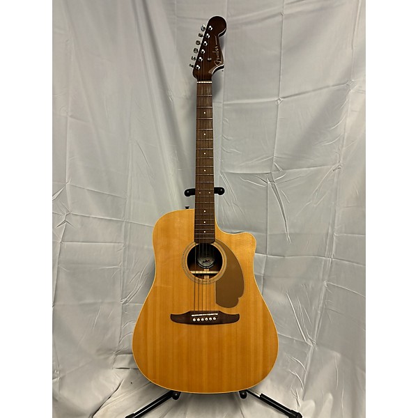 Used Fender Used Fender Redondo Natural Acoustic Electric Guitar