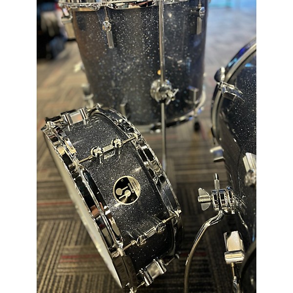 Used SONOR Used SONOR 4 piece Safari Blue Sparkle Drum Kit