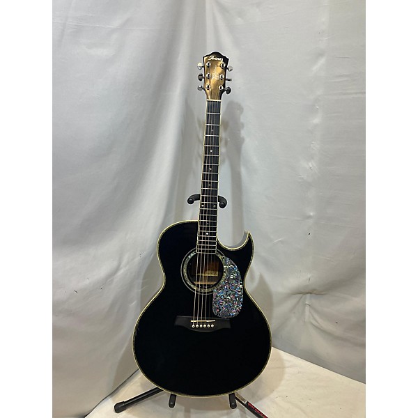 Used Ibanez Used Ibanez JSA10 Black Acoustic Electric Guitar