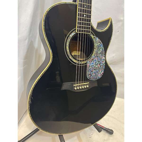 Used Ibanez Used Ibanez JSA10 Black Acoustic Electric Guitar