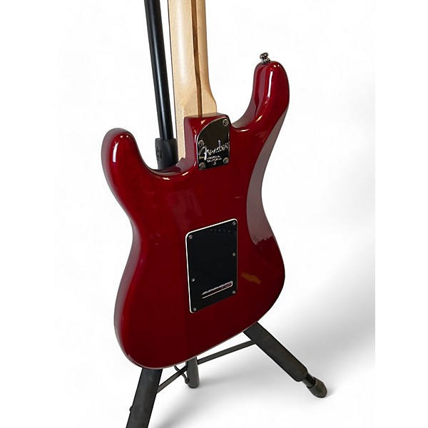 Used Fender American Select Stratocaster Trans Crimson Red Solid Body Electric Guitar