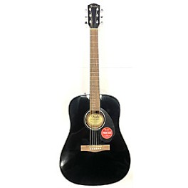 Used Fender Used Fender CD60 Dreadnought Black Acoustic Guitar