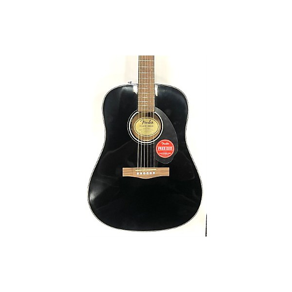 Used Fender Used Fender CD60 Dreadnought Black Acoustic Guitar