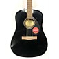 Used Fender Used Fender CD60 Dreadnought Black Acoustic Guitar