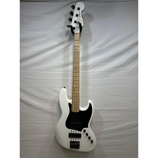 Used Squier Contemporary Active Jazz Bass Electric Bass Guitar White