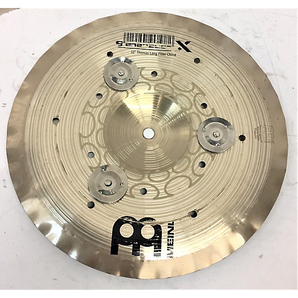 Used MEINL 12in Thomas Lang Filter China Cymbal