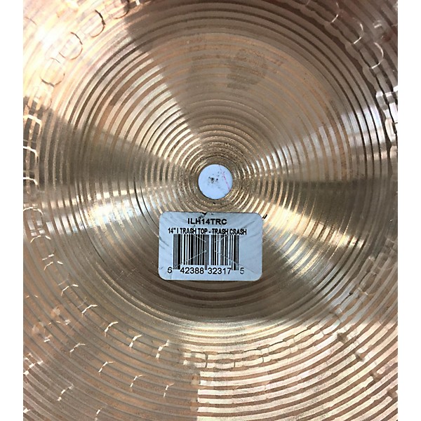 Used Zildjian 14in Trash Crash/ Trash Hihat Cymbal