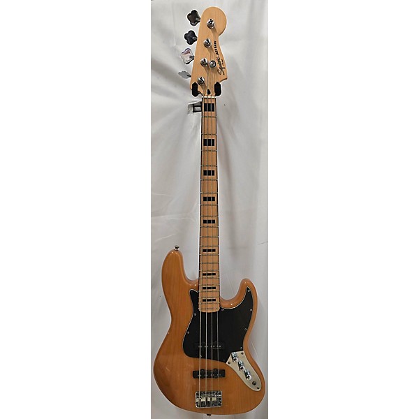 Used Squier Used Squier Classic Vibe 70s Jazz Bass Natural Electric Bass Guitar