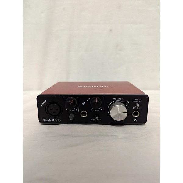 Used Focusrite Scarlett Solo Gen 2 Audio Interface