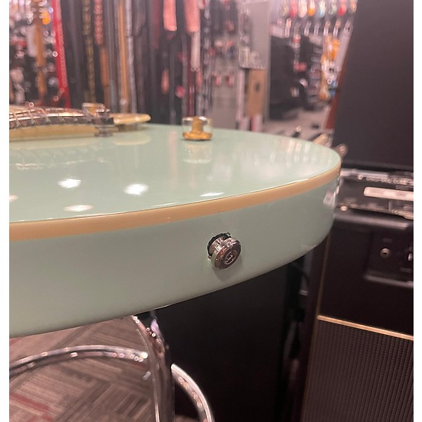 Used Gretsch Guitars Used Gretsch Guitars G2215-P90 Streamliner Junior Turquoise Solid Body Electric Guitar