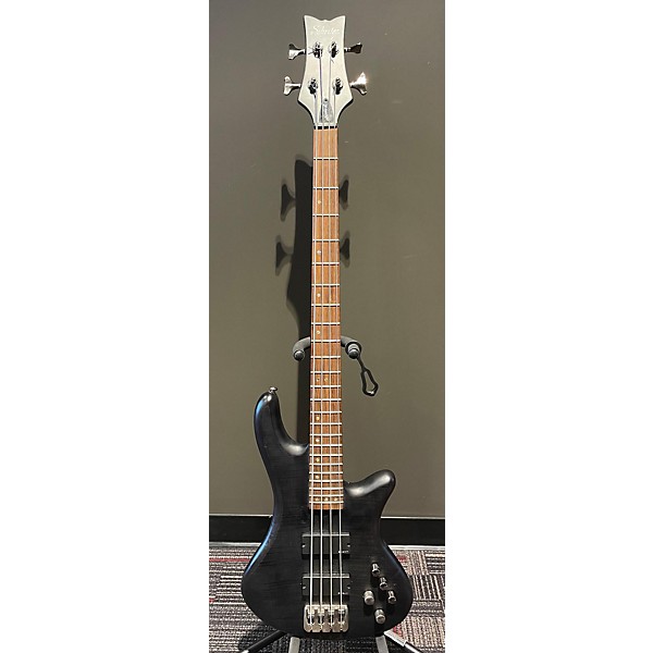 Used Schecter Guitar Research Used Schecter Guitar Research Stiletto Studio 4 Black Satin Electric Bass Guitar