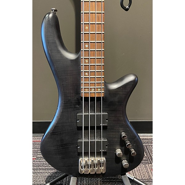 Used Schecter Guitar Research Used Schecter Guitar Research Stiletto Studio 4 Black Satin Electric Bass Guitar