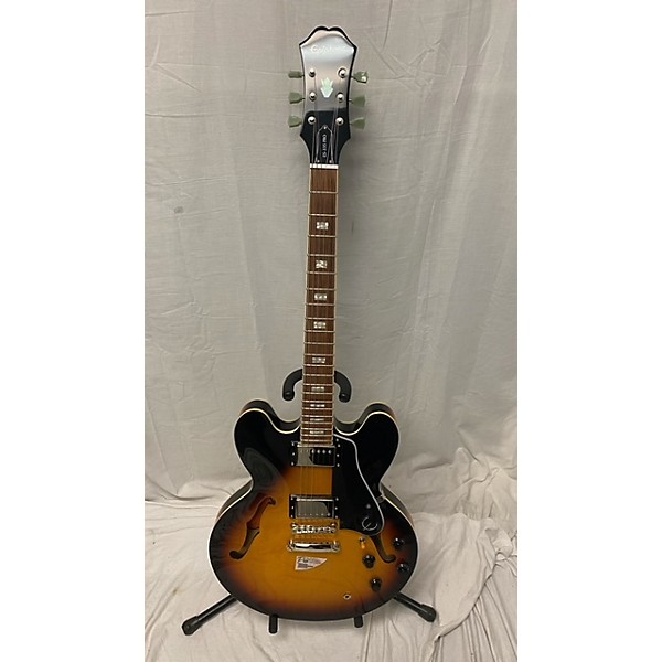 Used Epiphone Used Epiphone ES335 Pro Tobacco Sunburst Hollow Body Electric Guitar