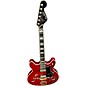 Used Hagstrom Used Hagstrom Viking Deluxe Trans Red Hollow Body Electric Guitar thumbnail