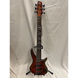 Used Ibanez Used Ibanez SRMS806 BROWN TOPAZ BURST Electric Bass Guitar