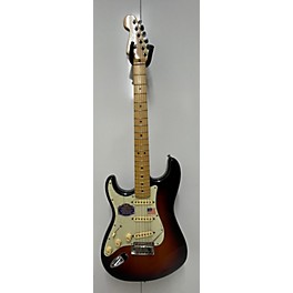 Used Fender Used Fender American Deluxe Stratocaster Left Handed 3 Color Sunburst Electric Guitar