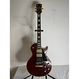 Vintage Gibson Vintage 1976 Gibson Les Paul Custom 3PU Wine Red Solid Body Electric Guitar