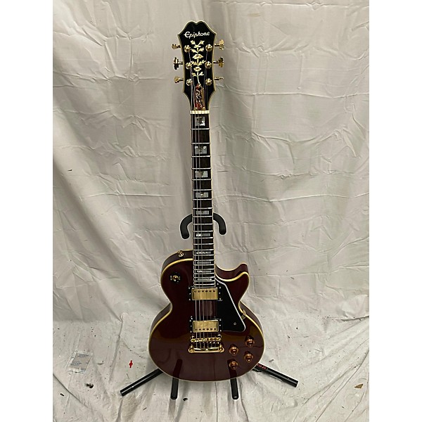 Used Epiphone Used Epiphone 100th Anniversary Les Paul Wine Red Solid Body Electric Guitar