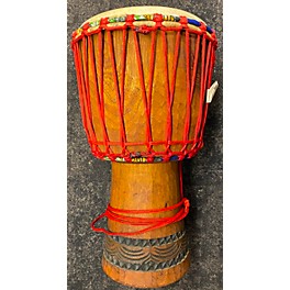 Used Overseas Connection Used Overseas Connection M464 MALI 9.5 Djembe Assorted Wood Djembe