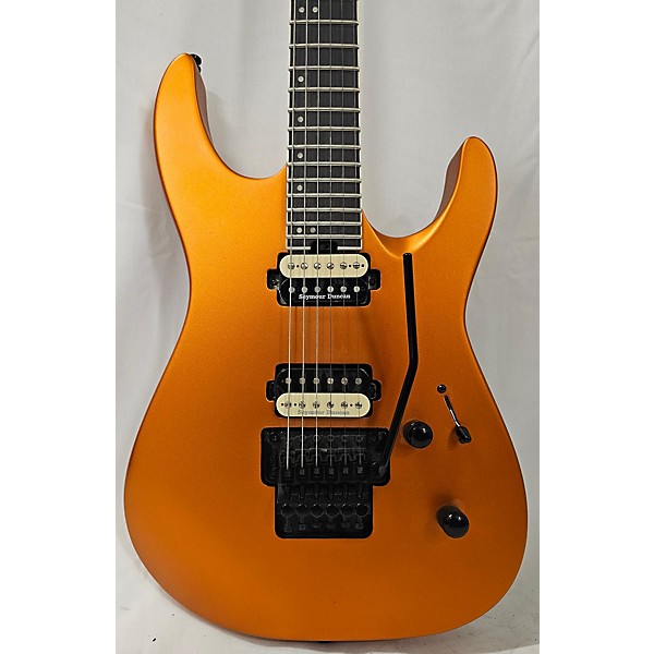 Used Jackson Used Jackson DK2 Pro Dinky Satin Orange Solid Body Electric Guitar