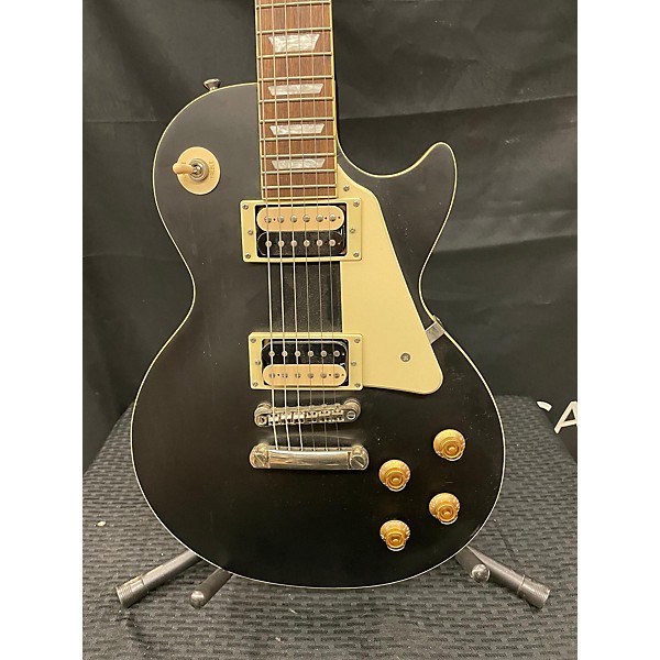 Used Epiphone Used Epiphone Les Paul Traditional Pro IV Black Solid Body Electric Guitar