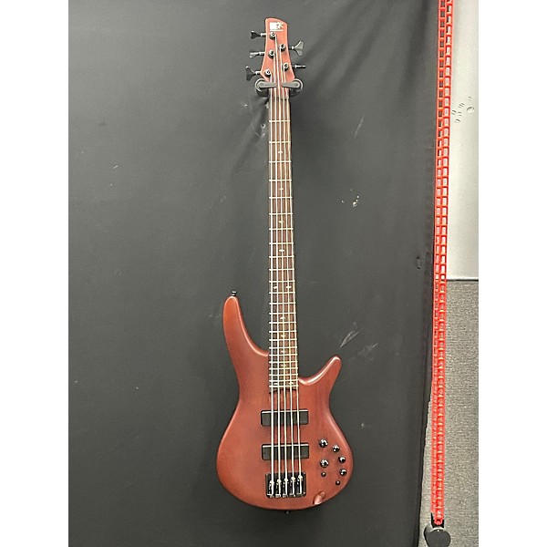 Used Ibanez Used Ibanez SR505 5 String Brown Mahogany Electric Bass Guitar