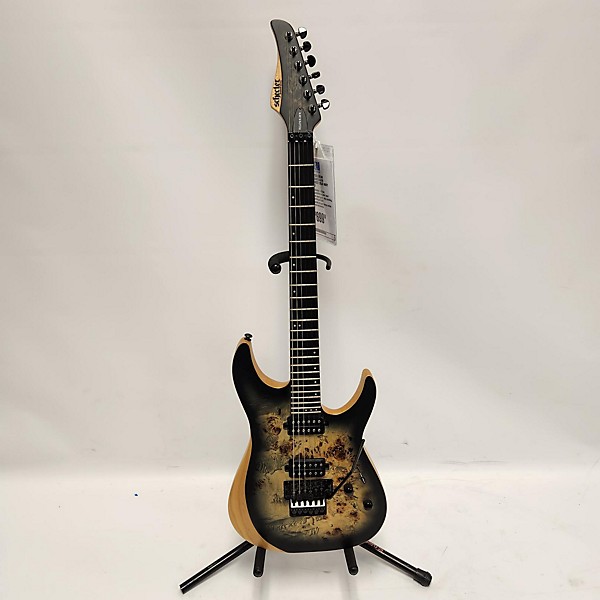 Used Schecter Guitar Research Used Schecter Guitar Research Reaper-6 FR Charcoal Burst Solid Body Electric Guitar