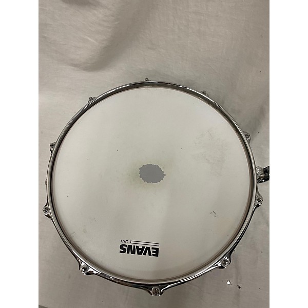 Used Mapex Used Mapex 6X14 Black Panther Heritage Snare Drum White Strata