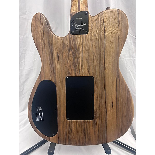 Used Fender Used Fender Acoustasonic Telecaster Exotic Ziricote Natural Acoustic Electric Guitar