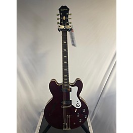 Used Epiphone Used Epiphone Riviera Semi-Hollow Sparkling Burgundy Hollow Body Electric Guitar