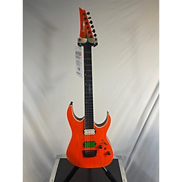 Used Ibanez Used Ibanez RGR5221 RG Prestige Flourescent Orange Solid Body Electric Guitar