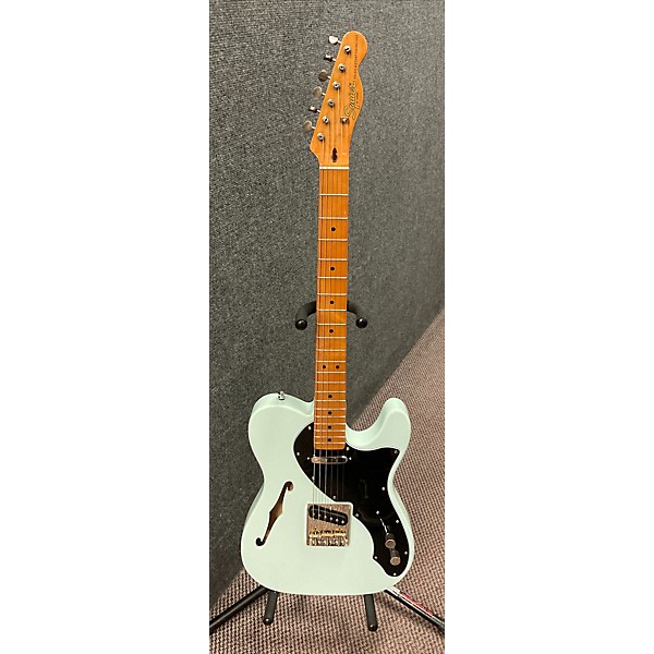 Used Squier Used Squier Classic Vibe 70s Thinline Telecaster Seafoam Green Hollow Body Electric Guitar