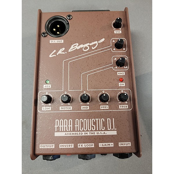 Used LR Baggs Para Acoustic DI Direct Box Pre With EQ Direct Box