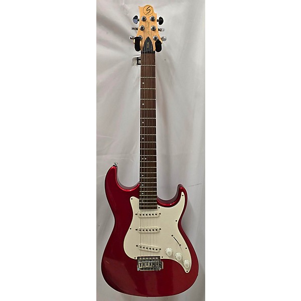 Used Greg Bennett Design by Samick Used Greg Bennett Design By Samick Malibu Red Solid Body Electric Guitar